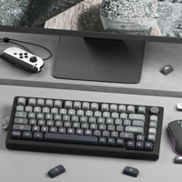 XVX gris dégradé colorant Sublimation PBT Keycap Set 132 touches personnalisé personnalisé mignon clavier mécanique