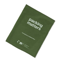 Enveloppes de courrier Express compostables bandes auto-adhésives Extra épaisses sacs en Poly vert Olive biodégradable