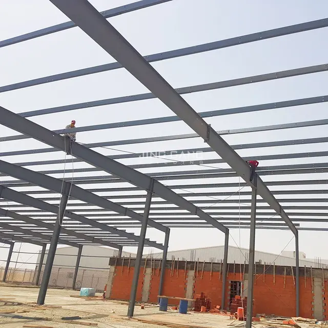 Prefabricated Frame Warehouse Building Beam Manufacturer Parking Shed Steel Structure Price