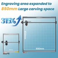 Kit de cadre Atomstack E85 850x800 mm pour machine de gravure laser grande surface pour machines de découpe CNC du bois