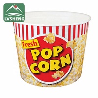 Seau en papier personnalisé pour poulet frit KFC à emporter, disponible en 64 oz, 85 oz, 130 oz, 150 oz, 170 oz