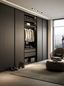 Armario de Melamina Sólida Portátil Moderno Personalizado, Muebles Duraderos para Dormitorio, Familias, Apartamentos, Hoteles, Comedor y Cocina - Product Image 6