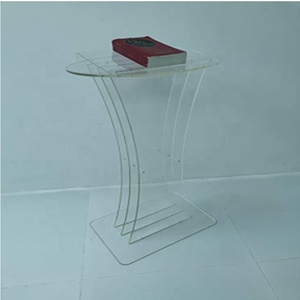 Pochoir en acrylique transparent personnalisé en Lucite, Perspex <span class=keywords><strong>pas</strong></span> <span class=keywords><strong>cher</strong></span>, <span class=keywords><strong>pupitre</strong></span> sur pied, lustre moderne en acrylique, Design en plastique - Product Image 3