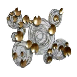 โมเดิร์น LOTUS LEAF เครื่องประดับตกแต่ง - Product Image 1