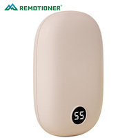 Banque d'alimentation 2-en-1 6000mAh 10000mAh avec chauffe-mains rechargeable par USB 360 °   Chauffage portable de poche