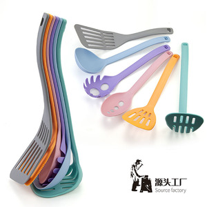 Juego de utensilios de cocina de nailon de 6 piezas con espátula, herramientas de cocina resistentes al calor de calidad alimentaria para uso doméstico - Product Image 3