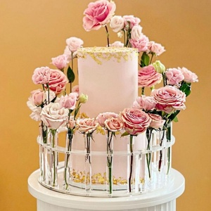 Corona Floral para Pastel de Boda, Soporte para Flores, Decoración de Mesa - Product Image 6