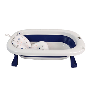 <span class=keywords><strong>Baignoire</strong></span> bébé robuste en plastique, pliable, mobile, résistante aux chocs, avec système de contrôle de la température, pour espaces restreints et voyages - Product Image 1