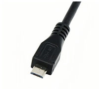 Cable de Extensión USB Tipo B Hembra para Montaje en Panel a Micro Macho