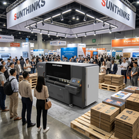 Printer Sunthinks SE528 Resolusi Tinggi Single Pass untuk Pencetakan Karton Bergelombang dan Kemasan untuk Pencetakan Karton Industri