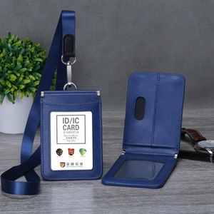 For Boshiho Genuine Leather Slim Vintage Aluminium Cardholder Short Leather <b>Wallet</b> with Open Closure - Product Image 6