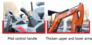 รถขุดตีนตะขาบขนาดเล็กพร้อมเครื่องยนต์ yanmar 0.8T 1T 3tengine ขุดขนาดเล็กสำหรับขายส่วนประกอบหลักรวมอยู่ด้วย - Product Image 6