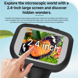 2,4 pouces <span class=keywords><strong>microscope</strong></span> d'électrons LCD 1080P agrandisseur avec <span class=keywords><strong>microscope</strong></span> de poche léger pour la réparation mobile - Product Image 2
