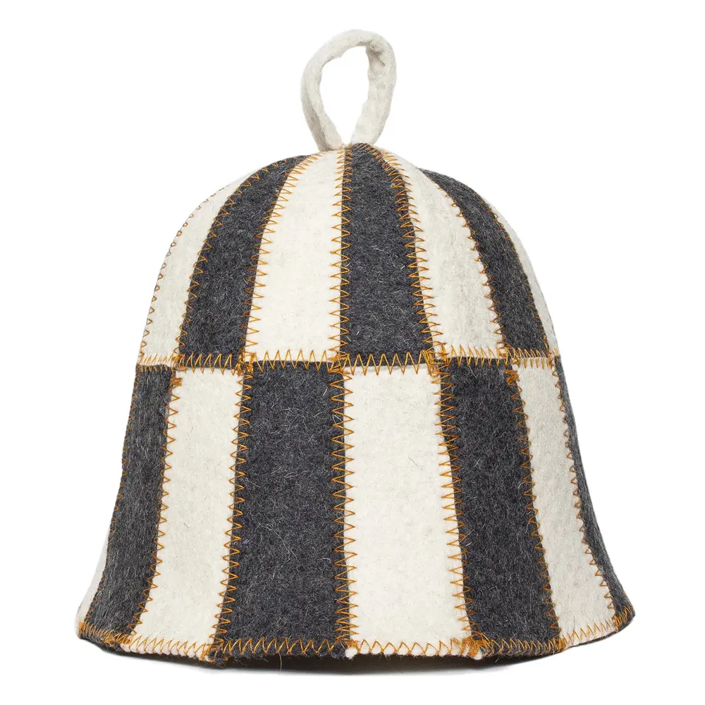 Customer Logo Felt Hat Factory Wool Felt 100% Wool Spring Autumn Winter Sauna Hat with Embroidery