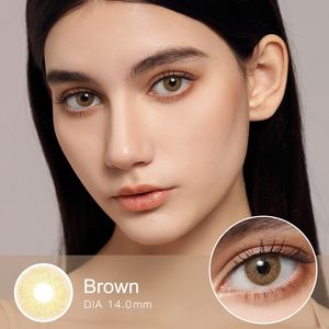 무료 컬러 콘택트렌즈 자연스러운 컬러 눈 콘택트렌즈 렌테스 데 콘탁토 브라운 컬러 콘택트렌즈 - Product Image 3