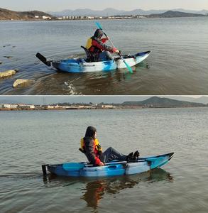 <span class=keywords><strong>Kayak</strong></span> pour une personne 10FT 2.85M LLDPE avec système <span class=keywords><strong>de</strong></span> pédale Flipper et caractéristiques <span class=keywords><strong>de</strong></span> <span class=keywords><strong>pêche</strong></span> au leurre - Product Image 3