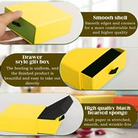 Boîte en papier jaune clair fantaisie faite à la main, boîtes d'expédition, emballage personnalisé en papier, boîtes en papier pour cadeaux, boîte d'emballage en papier avec tiroir
