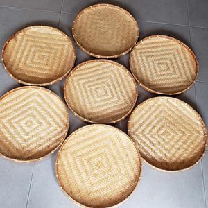 Cesta de bambú natural Vietnamita para la decoración del hogar y el jardín, cestas de bambú al por mayor - Product Image 2