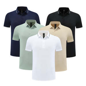 Camisetas Deportivas Personalizadas para Hombre, Antiarrugas, Antipilling, Nuevas, Populares, Cortas, para Running, Golf, Tejidas y Bordadas - Product Image 1