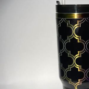 Custom Wholesale Double Wall Stainless Steel Insulated Vacuum Tumbler 30oz 40oz Tumbler with Handle and <b>Straw</b> - Product Image 3