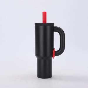 40Oz Leak Proof Stainless Steel Tumbler Vacuum Insulated Water <b>Bottle</b> With Handle Lid Travel Tumbler With <b>Straw</b> - Product Image 3