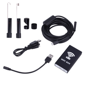Industrial Endoscope 8mm Lens 1000mm Length WiFi Box Video Inspection Tool Pipeline Use White LED Illumination - Product Image 1
