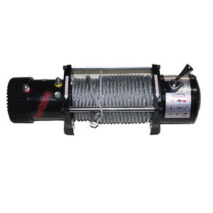 12v/24v כננת חשמלית אוטומטית 200/300/400lbs חבל פלדה כבד חבל פלדה בלם הידראולי 10 מטר גובה הרמה מנוף בנייה - Product Image 4