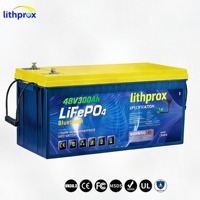 Batterie Lifepo4 48V 300AH 15KW pour camping-car, solaire hors réseau, Bluetooth, BMS intelligent, terminal M8, 6000 cycles, CE RoHS IP67