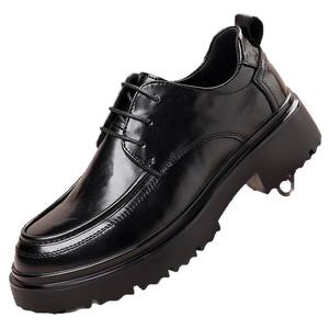 Semi Formal para hombre 38-44 Dos capas de cuero de vaca EVA Caucho Negro <span class=keywords><strong>Snickers</strong></span> para hombres para oficina Zapatos de cuero oficiales italianos para hombres - Product Image 1