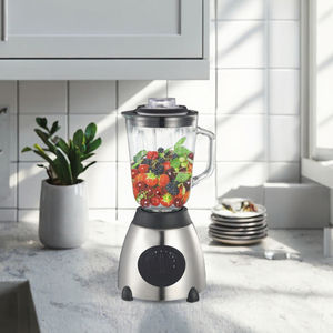<span class=keywords><strong>Frullatore</strong></span> Elettrico a Velocità Variabile da 400W <span class=keywords><strong>con</strong></span> Caraffa in Vetro da 1,5L e Corpo in Acciaio Inox, Controlli a Pulsante per Uso Domestico - Product Image 5