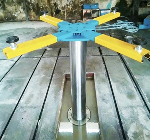 Beijing WS High Load 4T Two Post Underground Car Lift Hydraulic <strong>Auto</strong> Hoist X-Type 4-Arm Stable Support Flush Ground Max - Product Image 2