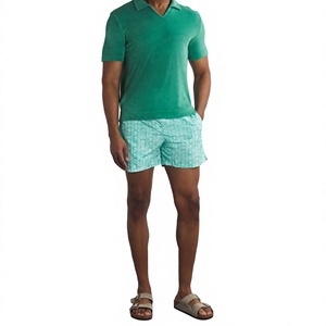 Soldes d'été : Shorts décontractés pour hommes à imprimé floral, coupe ample, taille à cordon, pour la plage et les vacances, plusieurs couleurs et tailles, direct usine - Product Image 5