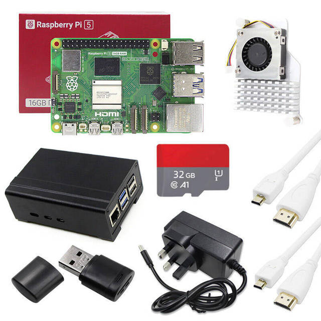 Raspberry Pi 5 8GB Development Board Kit BCM2712 Processor SC1112 IoT Robotics Programming Learning 2GB 4GB 8GB RAM