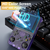 Consola de Juegos Portátil R36XX con Pantalla de 3.5 Pulgadas, Compatible con Juegos Inalámbricos para Dos Personas, Consola de Videojuegos Retro Linux para PSP
