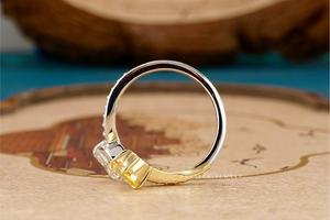 Elegant Pears Valentine Ring Diamond Ring <b>Handmade</b> <b>Jewelry</b> Sparkling Timeless Design Perfect For Engagement Anniversary - Product Image 5