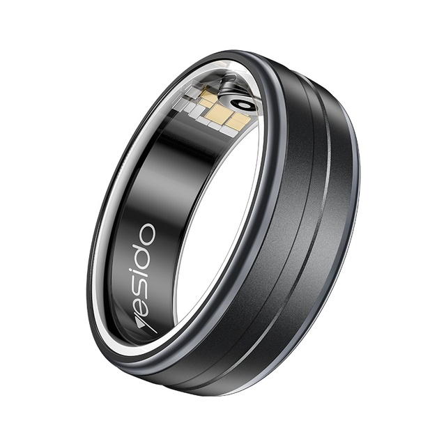 Yesido IO32 Aluminum Alloy Ultra Waterproof Sensorless Health Monitoring Exercise Companion Health Monitor Smart Ring
