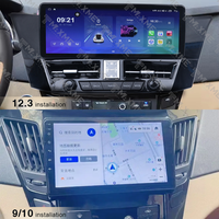 Lecteur DVD de voiture 12,3 pouces Android pour HYUNDAI SONATA 2010 Écran radio Système multimédia de voiture Écran stéréo Navigation de voiture Android