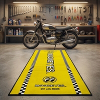 Tapis de course pour moto en nylon tufté, imprimé sur mesure, imperméable et antidérapant, très demandé pour l'affichage en exposition