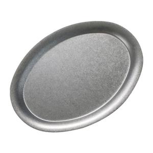 Oval Stainless Steel <b>Tray</b> 304 Solid Color Hotel Serving <b>Tray</b> <b>BBQ</b> Fruit Towel Use - Product Image 1