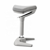 Chaise ergonomique réglable en hauteur pour le travail assis-debout, idéale pour la maison, le bureau, l'école, l'hôpital, les conférences et les espaces publics
