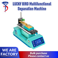 Machine de séparation d'écran LCD Lucky Bird avec rotation, plateforme chauffante pour retirer la colle OCA, pour la réparation de téléphones mobiles