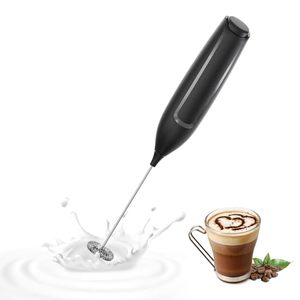 Mousseur à lait électrique portatif à piles, batteur à mousse, mélangeur de boissons avec <span class=keywords><strong>fouet</strong></span> en acier inoxydable pour café et mousse de lait - Product Image 1