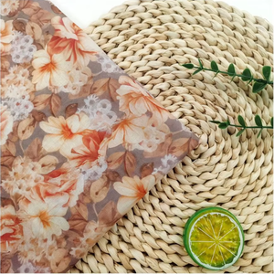 Tela de Algodón 100% al por Mayor, Diseño Floral Elegante de Verano, Personalizada para Camisas, Bolsos, para Niñas, Niños y Mujeres, Tela de Voile Orgánica - Product Image 2