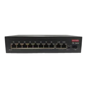 Lage Prijs 100Mbps Switch 8 Poorten Poe Voor Cctv-Systeem