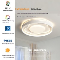 Plafonnier LED en acrylique et fer, nouveau modèle 2026, style crème, élégant, moderne, minimaliste, avec télécommande vocale, éclairage pour toute la maison