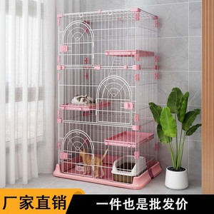 Jaulas para gatos al por mayor para uso doméstico, espacios extra grandes, refugios multicapa para gatos pequeños, camas tipo villa para gatos, envío directo. - Product Image 5