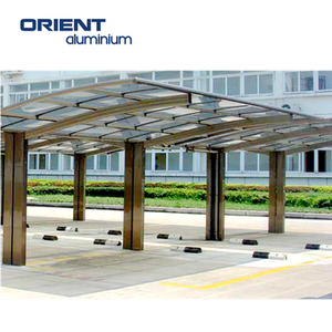 Abri de voiture étanche en aluminium en polycarbonate pour <span class=keywords><strong>3</strong></span> <span class=keywords><strong>voitures</strong></span> en porte-à-faux en aluminium grand abri de voiture - Product Image 1