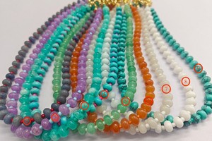 <span class=keywords><strong>Collana</strong></span> Estiva da Spiaggia Zooying Fatta a Mano con Perle di Cristallo e Gemme Miste con Perline di Riso per Donne - Product Image 3