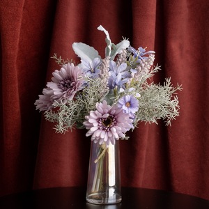 Bouquet de fleurs artificielles Fanmeng, lavande violette, décoration pour la maison et les mariages CF01094 - Product Image 1