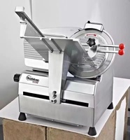 Trancheuse à viande pour hôtel 270W 300ES-12, nouvelle trancheuse à viande électrique commerciale semi-automatique robuste, durable, 12 pouces